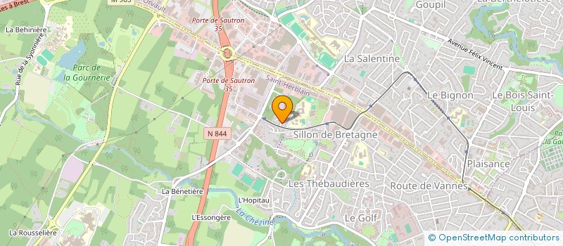 localisation de l'entreprise SCI GOLFY  SAINT-HERBLAIN