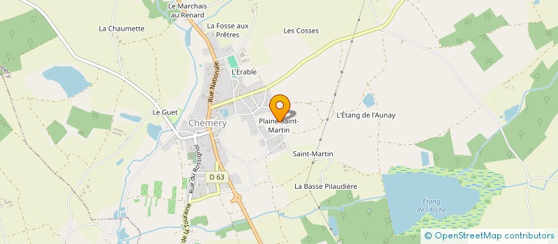 localisation de l'entreprise SCI GOLIATH à CHEMERY