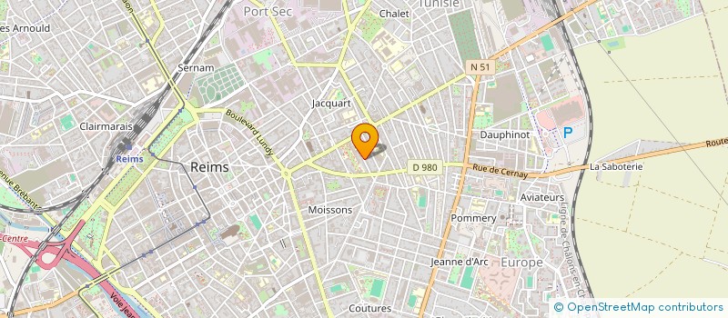 localisation de l'entreprise SCI GOLIATH  REIMS