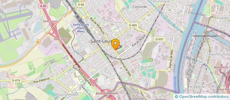 localisation de l'entreprise SCI GOLIATH IMMO III  SAINT-LOUIS