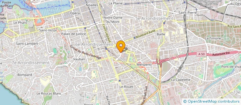 localisation de l'entreprise SCI GOLLETY SFEZ  MARSEILLE