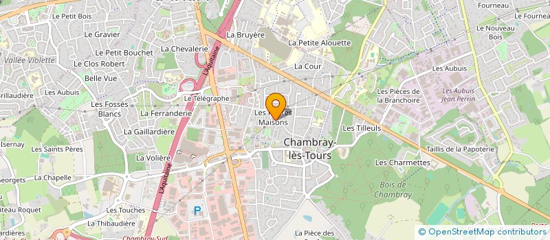 localisation de l'entreprise SCI GOLLOT-PROTAT  CHAMBRAY-LES-TOURS