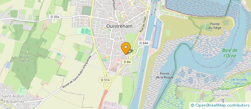 localisation de l'entreprise SCI GOLPOK  OUISTREHAM