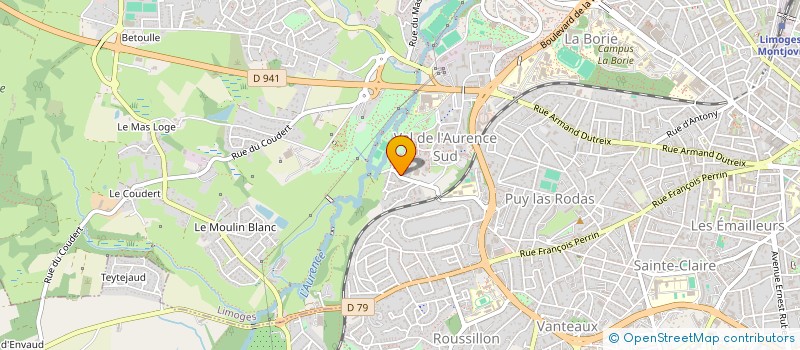 localisation de l'entreprise SCI GOM à LIMOGES