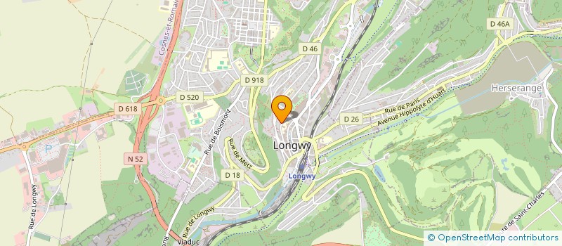 localisation de l'entreprise SCI GOMAR à LONGWY
