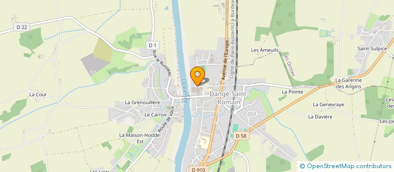 localisation de l'entreprise SCI GOMBARD à DANGE-SAINT-ROMAIN