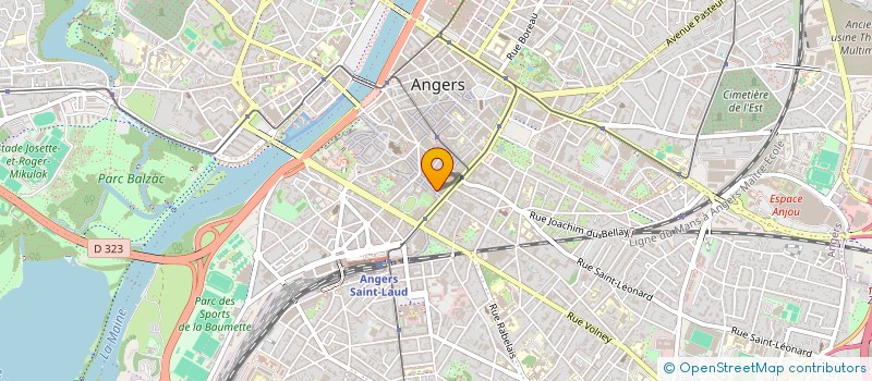 localisation de l'entreprise SCI GOMBERT à ANGERS