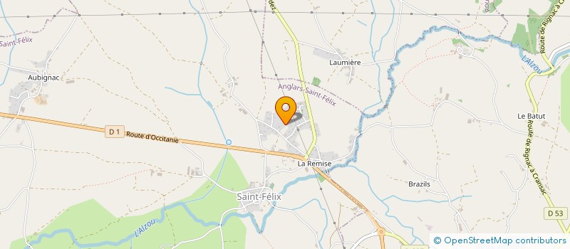 localisation de l'entreprise SCI GOMBERT IMMOBILIER  ANGLARS-SAINT-FELIX