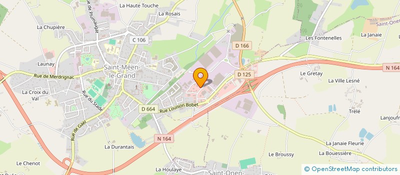 localisation de l'entreprise SCI GOMBERTRU  SAINT-MEEN-LE-GRAND