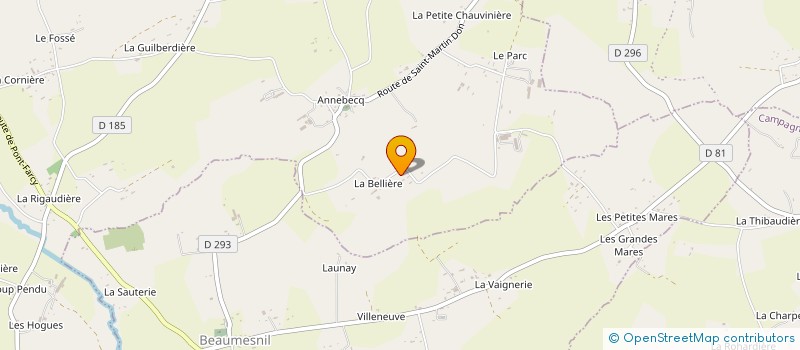 localisation de l'entreprise SCI GOMBETTE  LANDELLES-ET-COUPIGNY