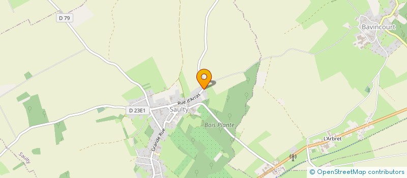 localisation de l'entreprise SCI GOMBREMETZ  SAULTY