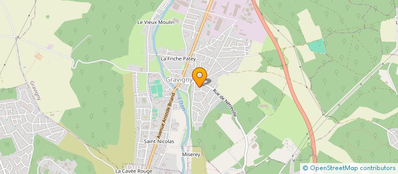 localisation de l'entreprise SCI GOMEL à GRAVIGNY