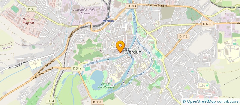 localisation de l'entreprise SCI GOMERA à VERDUN