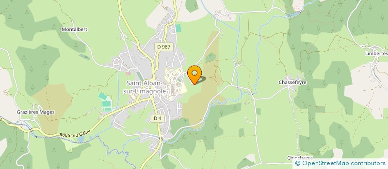 localisation de l'entreprise SCI GOMES  SAINT-ALBAN-SUR-LIMAGNOLE