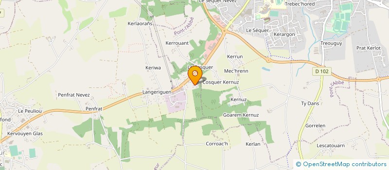 localisation de l'entreprise SCI GOMES  PLOMEUR