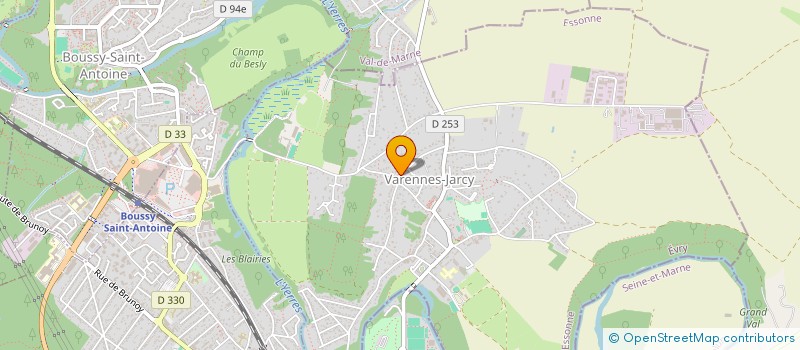 localisation de l'entreprise SCI GOMES  VARENNES-JARCY