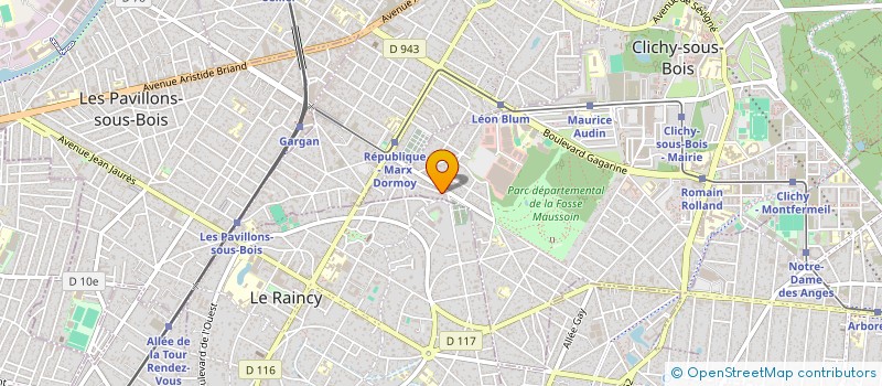 localisation de l'entreprise SCI GOMES IMMO à CLICHY-SOUS-BOIS