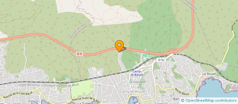 localisation de l'entreprise SCI GOMEZ  CARRY-LE-ROUET