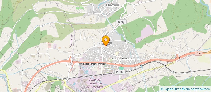 localisation de l'entreprise SCI GOMEZ MONGES  MEYREUIL