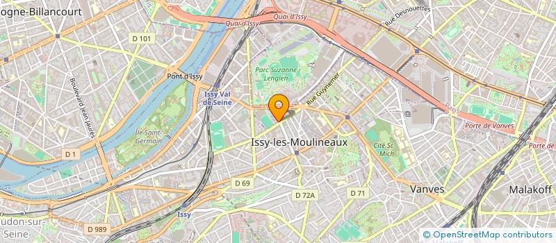 localisation de l'entreprise SCI GOMEZ STD à ISSY-LES-MOULINEAUX