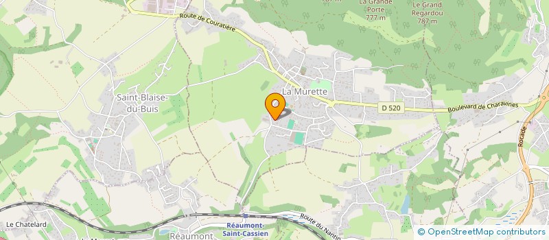 localisation de l'entreprise SCI GOMIVOL  LA MURETTE