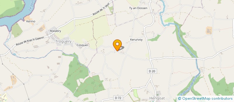 localisation de l'entreprise SCI GOMMUN  LA ROCHE-JAUDY