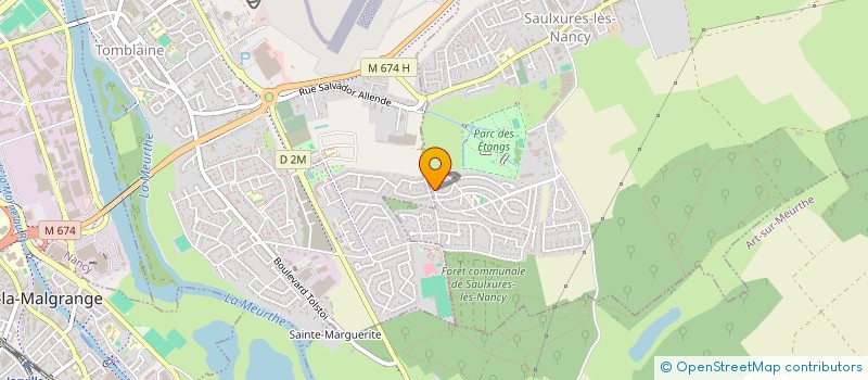 localisation de l'entreprise SCI GOMY  SAULXURES-LES-NANCY