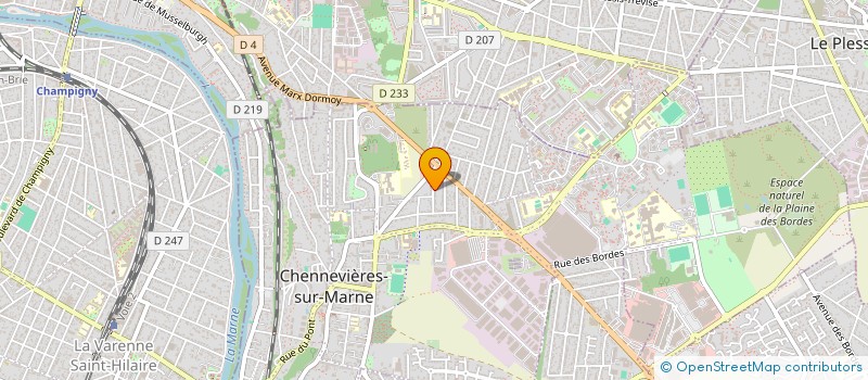 localisation de l'entreprise SCI GONCALIZ  CHENNEVIERES-SUR-MARNE