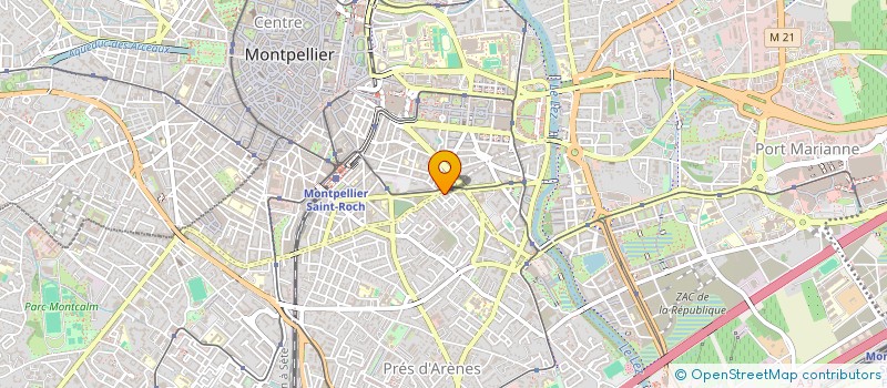 localisation de l'entreprise SCI GONCALVES à MONTPELLIER