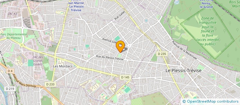 localisation de l'entreprise SCI GONCALVES  CHAMPIGNY-SUR-MARNE