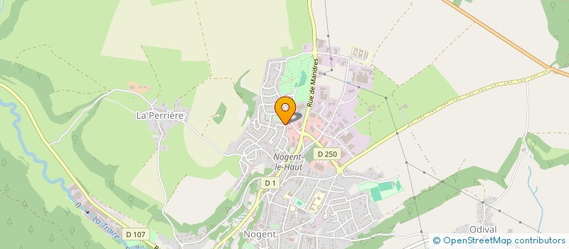 localisation de l'entreprise SCI GONCALVES à NOGENT