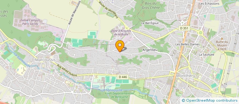 localisation de l'entreprise SCI GONCALVES  MONTLHERY