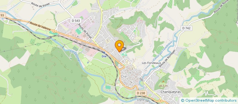 localisation de l'entreprise SCI GONCALVES à DIE