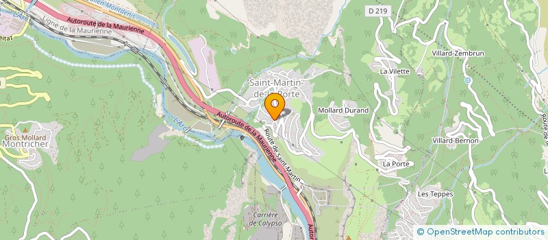 localisation de l'entreprise SCI GONCALVES  SAINT-MARTIN-DE-LA-PORTE