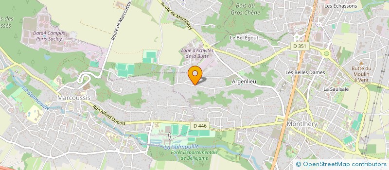 localisation de l'entreprise SCI GONCALVES JP  MONTLHERY