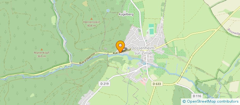 localisation de l'entreprise SCI GONCHO  DOSSENHEIM-SUR-ZINSEL