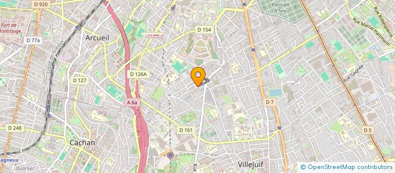 localisation de l'entreprise SCI GONCOURT 2 à VILLEJUIF