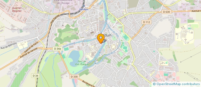 localisation de l'entreprise SCI GONDA à VERDUN