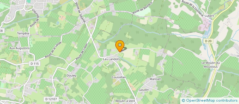 localisation de l'entreprise SCI GONDEBAUD  TABANAC