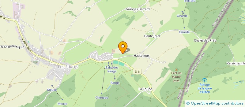 localisation de l'entreprise SCI GONDOLIN  LES FOURGS