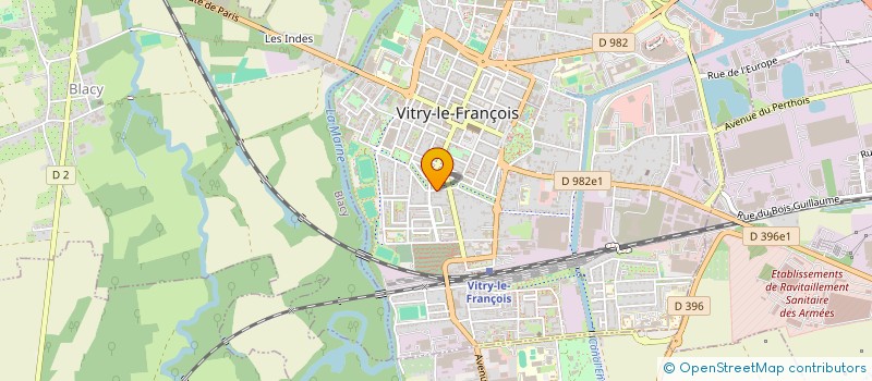 localisation de l'entreprise SCI GONDOUIN  VITRY-LE-FRANCOIS