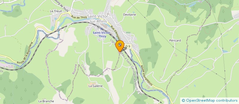 localisation de l'entreprise SCI GONIN  SAINT-VICTOR-SUR-RHINS