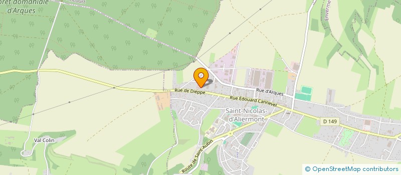 localisation de l'entreprise SCI GONNEVILLE  SAINT NICOLAS D'ALIERMONT