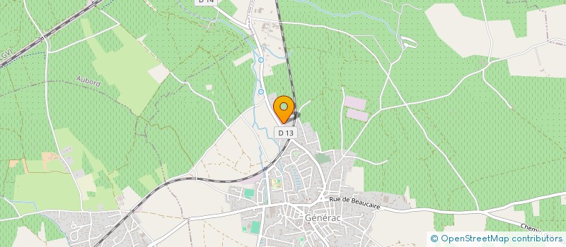 localisation de l'entreprise SCI GONON MAGAT  GENERAC