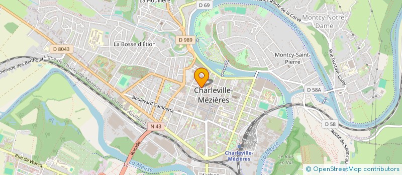 localisation de l'entreprise SCI GONORD  CHARLEVILLE-MEZIERES