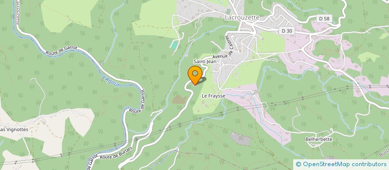 localisation de l'entreprise SCI GONTARD - LE FIEU  LACROUZETTE