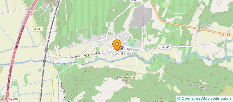 localisation de l'entreprise SCI GONTARDOC  LES GRANGES-GONTARDES