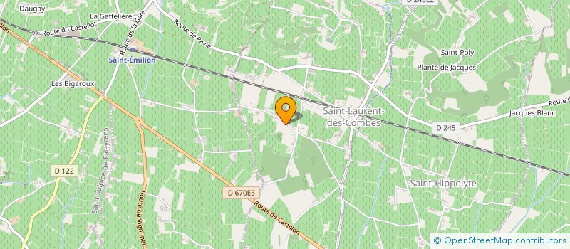 localisation de l'entreprise SCI GONTET  SAINT-LAURENT-DES-COMBES