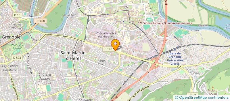 localisation de l'entreprise SCI GONTHIER  SAINT-MARTIN-D'HERES