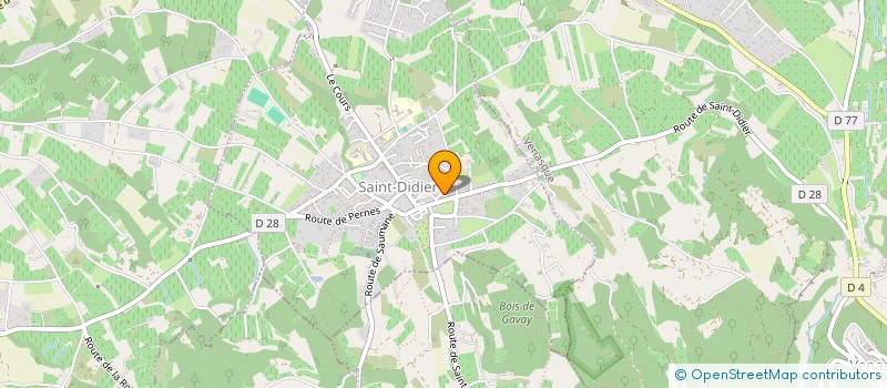 localisation de l'entreprise SCI GONTHIER JULLIEN  SAINT-DIDIER